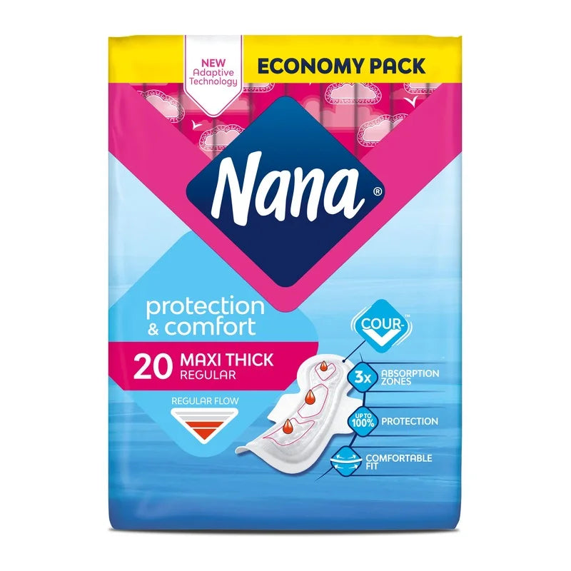 NANA MAXI THICK REGULAR FLOW 20PAD