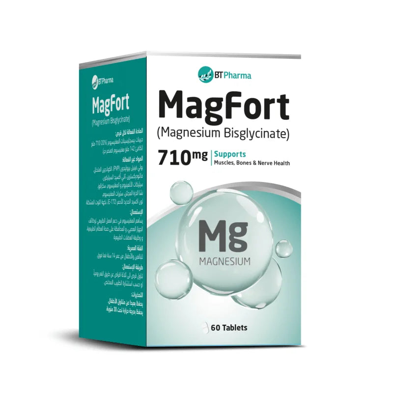 BT PHARMA MAGFORT 710MG 60TAB