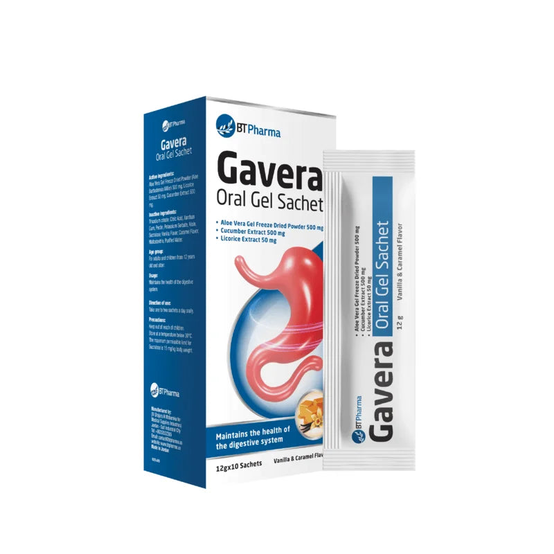 BT PHARMA GAVERA ORAL GEL SACHET 12G *10 SACHETS