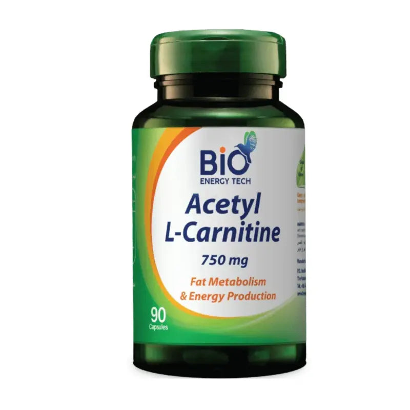 BIOENERGY ACETYL L-CARNITINE 750MG 90CAP