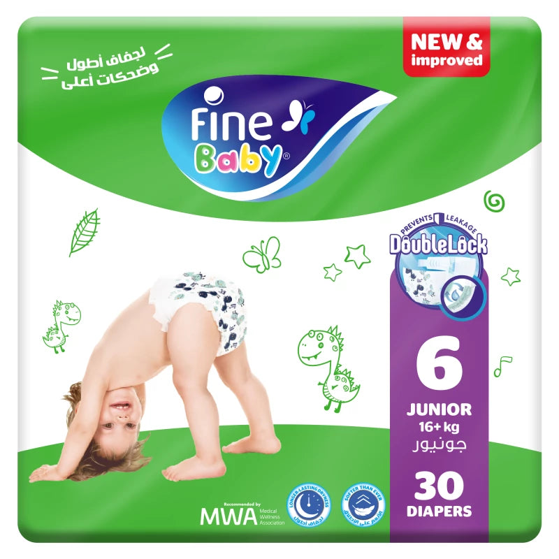 FINE BABY 6 30 DIAPERS
