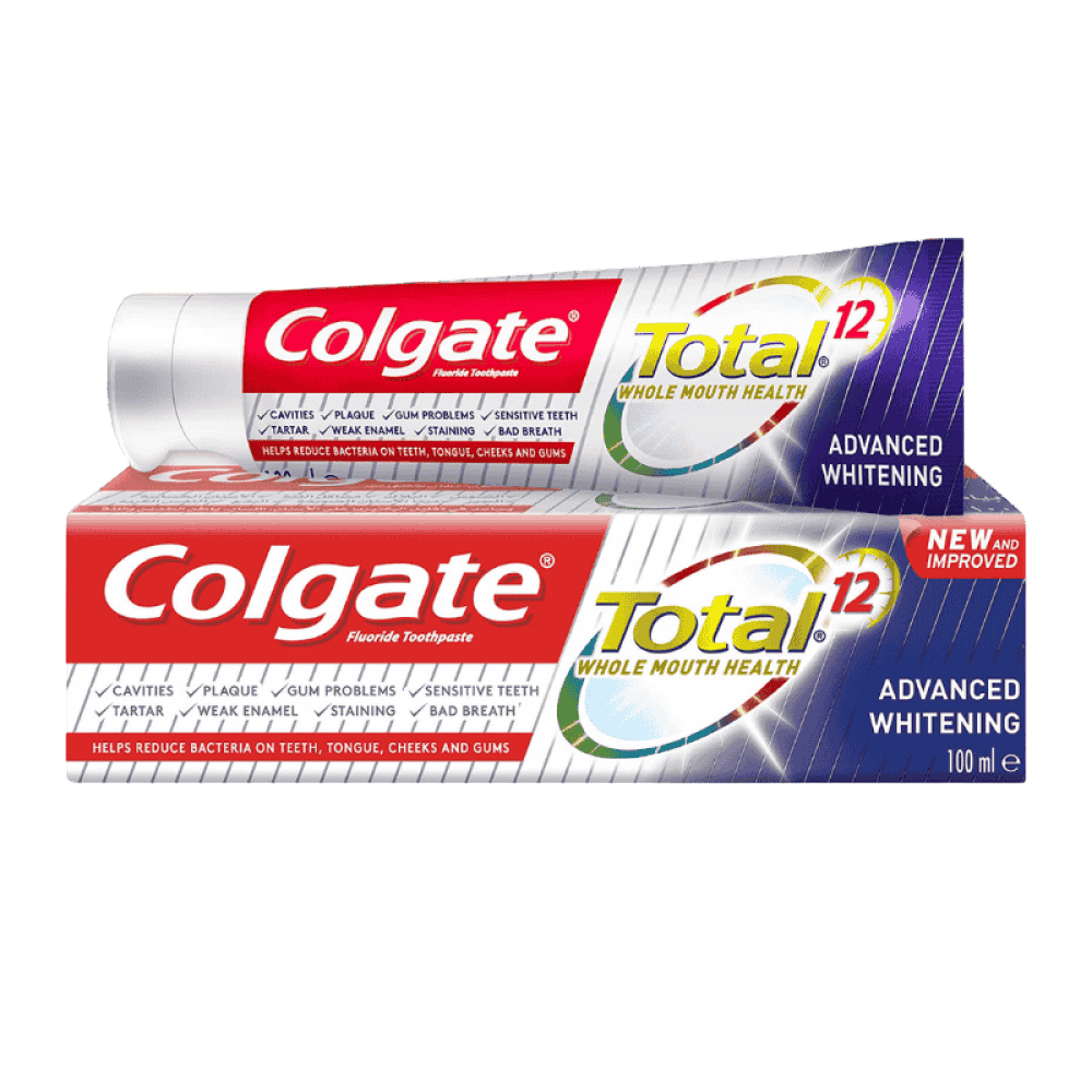 COLGATE TOLAL ADVANCED WHITENING T.P 100ML