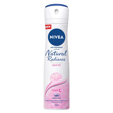 NIVEA NATURAL RADIANACE QUICK DRY WITH VIT.C SPRAY 150ML
