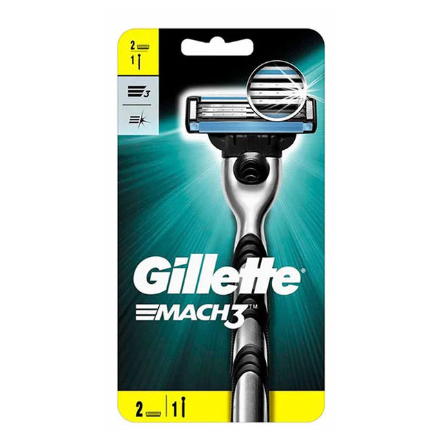 GILLETTE MACH3+ 3BLADES FOR A CLASSIC CLOSE SHAVE 2PCS