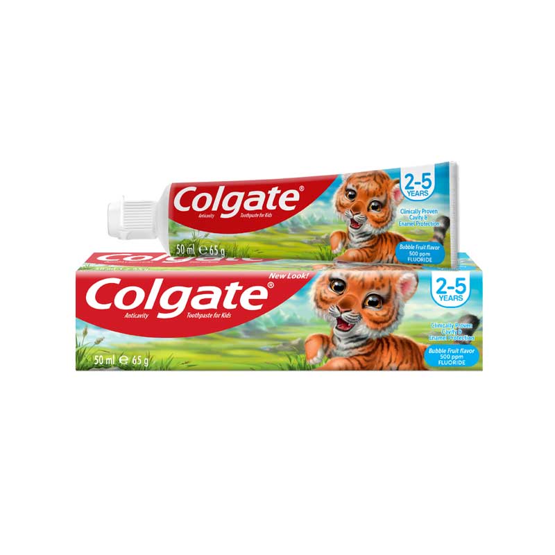COLGATE KIDS BUBBLE FRUIT 2-5YRS T.P 50ML