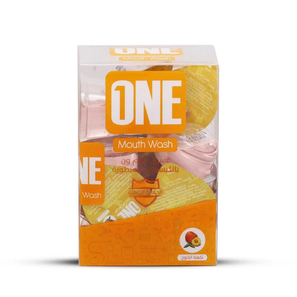 ONE MOUTHWASH PEACH 20 CAPSULES