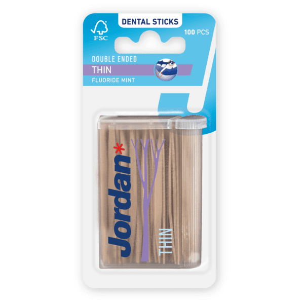 JORDAN FLUORIDE MINT THIN STICKS 100PCS