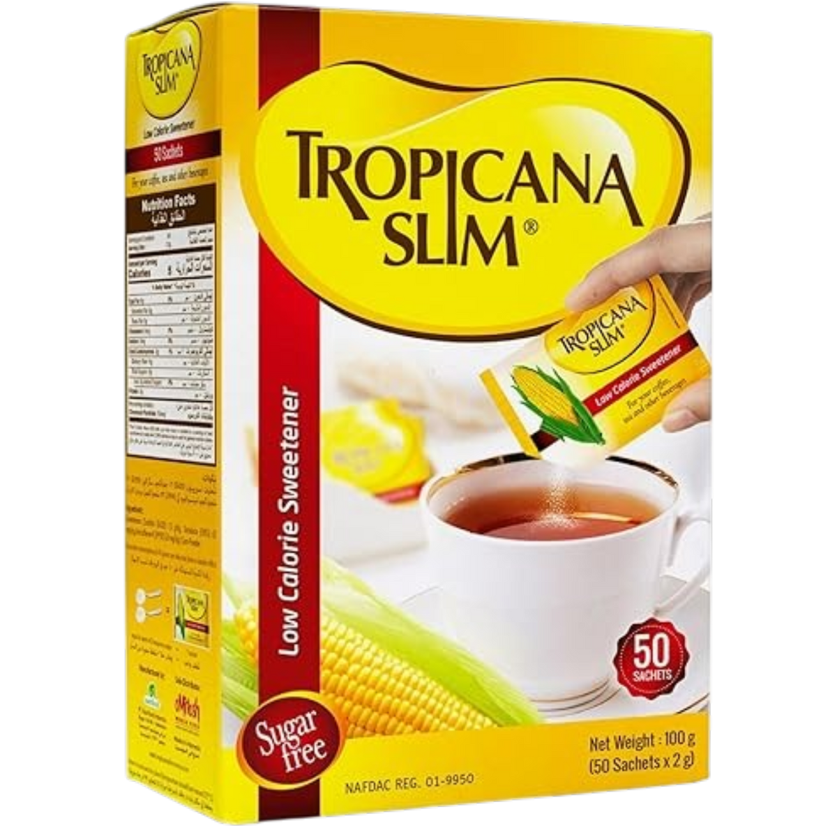 TROPICANA SLIM LOW CALORIE SWEETENER 50 SACH