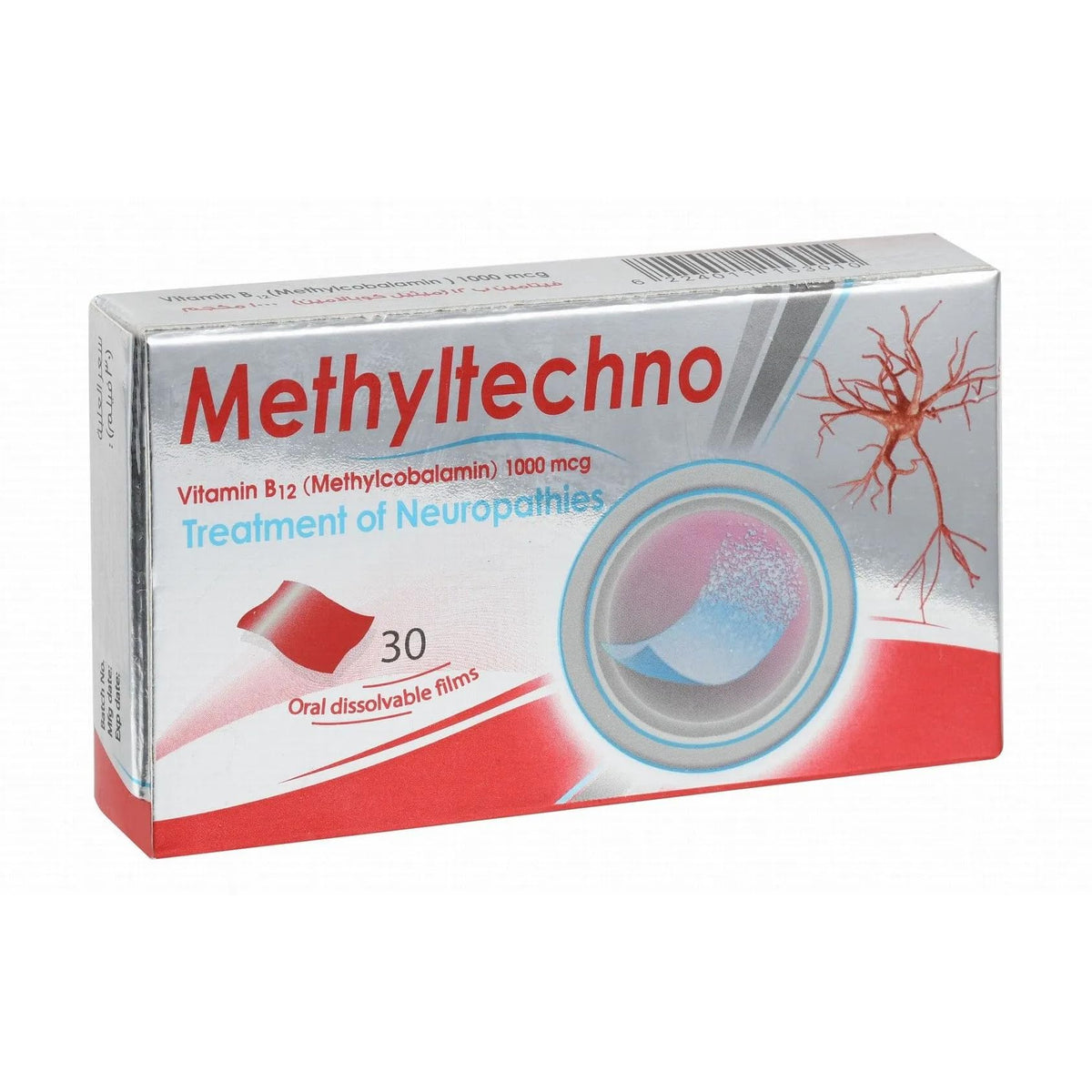METHYLTECHNO B12 1000MCG 20 DISSOLVABLE FILMS