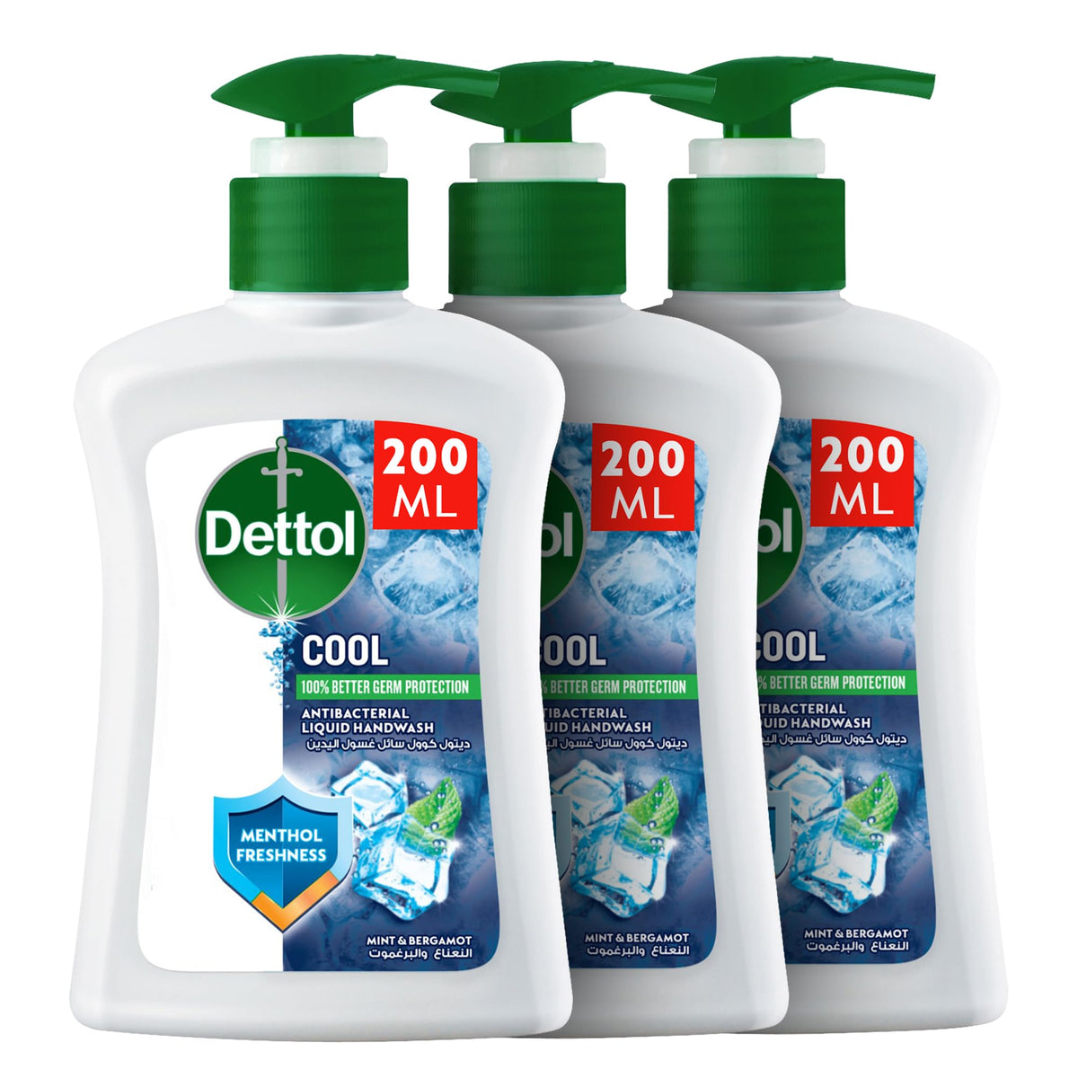 DETTOL COOL LIQUID HAND WASH 200ML*3PCS OFFER