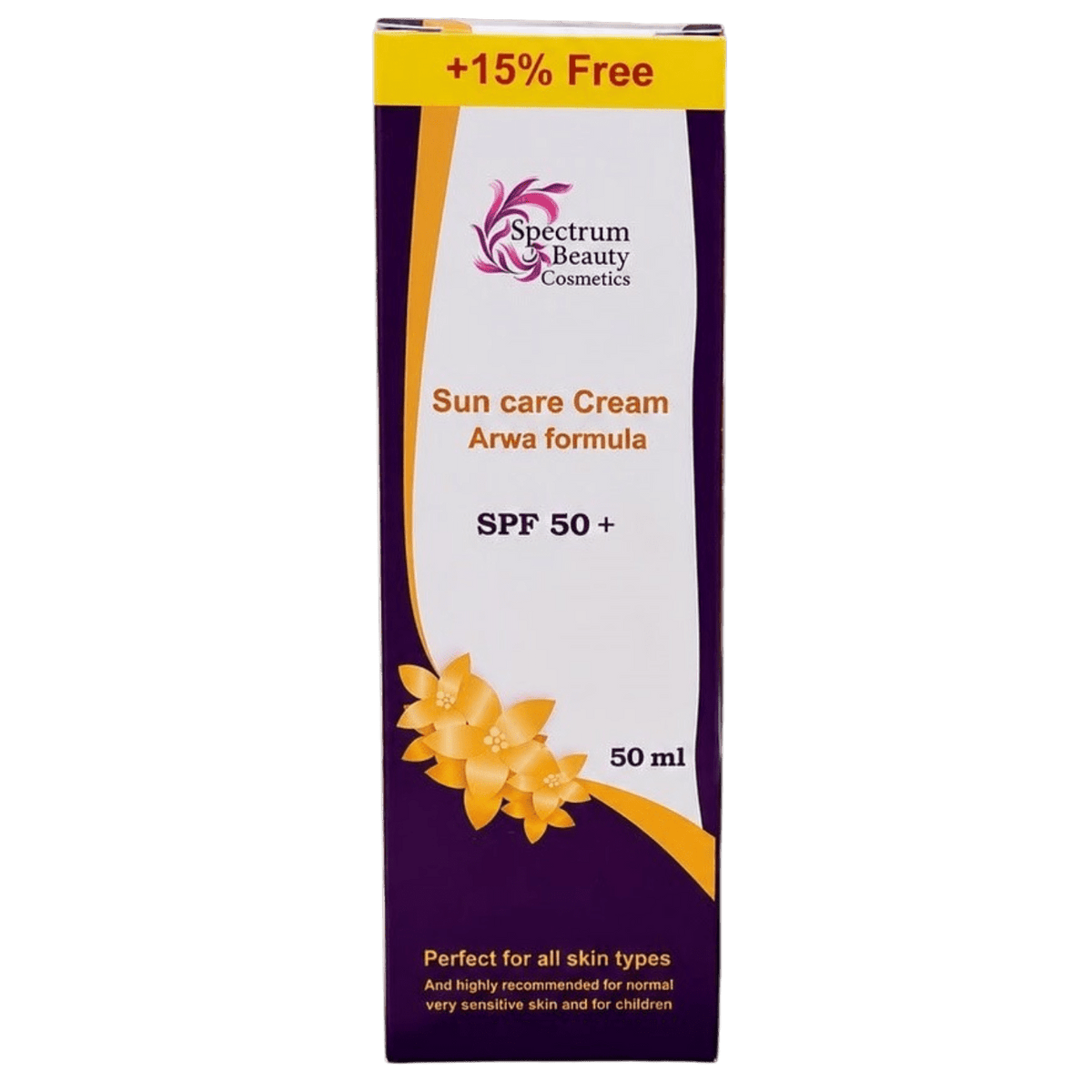 SPECTRUM BEAUTY SUNSCREEN CREAM SPF 50