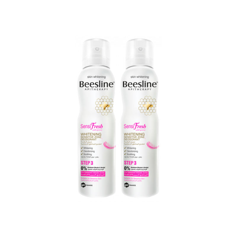 BEESLINE SENSI FRESH WHITE SENSITIVE ZONE DEO SPRAY OFFER1+1