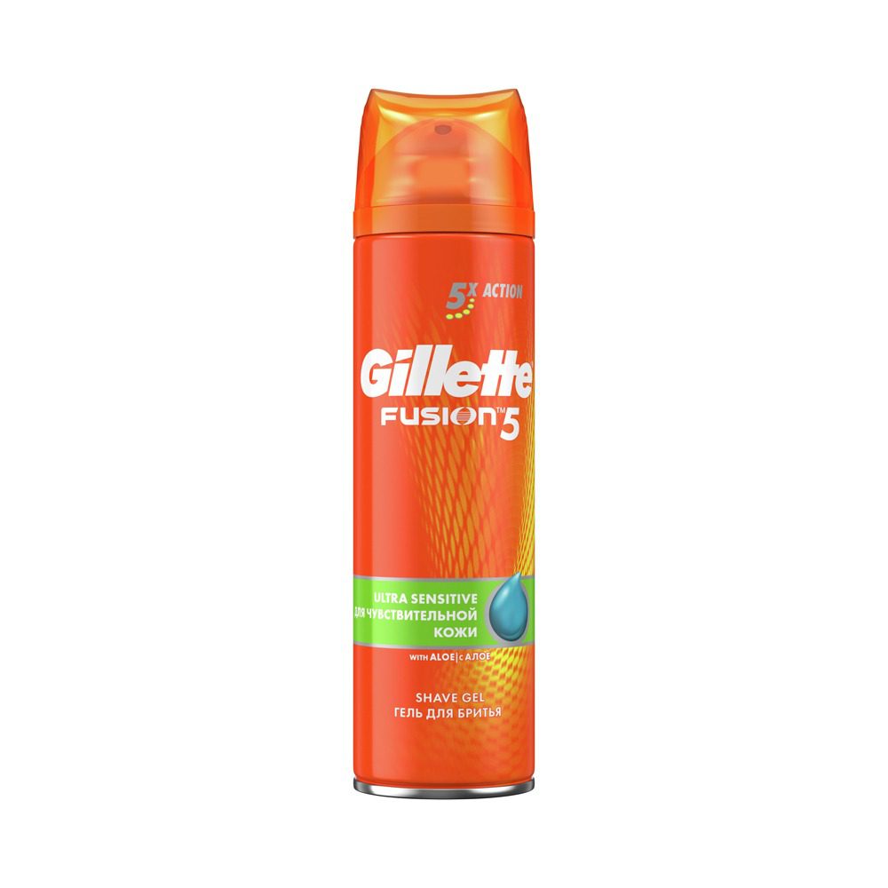 GILLETTE FUSION 5 SHAVE GEL SENSITIVE 200ML