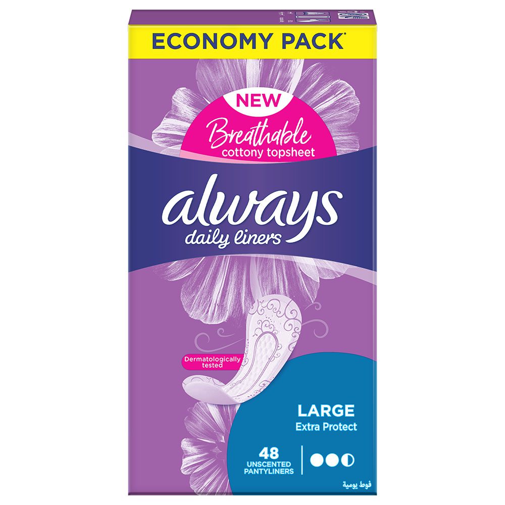 ALWAYS DAILY LINER LARGE 48PCS