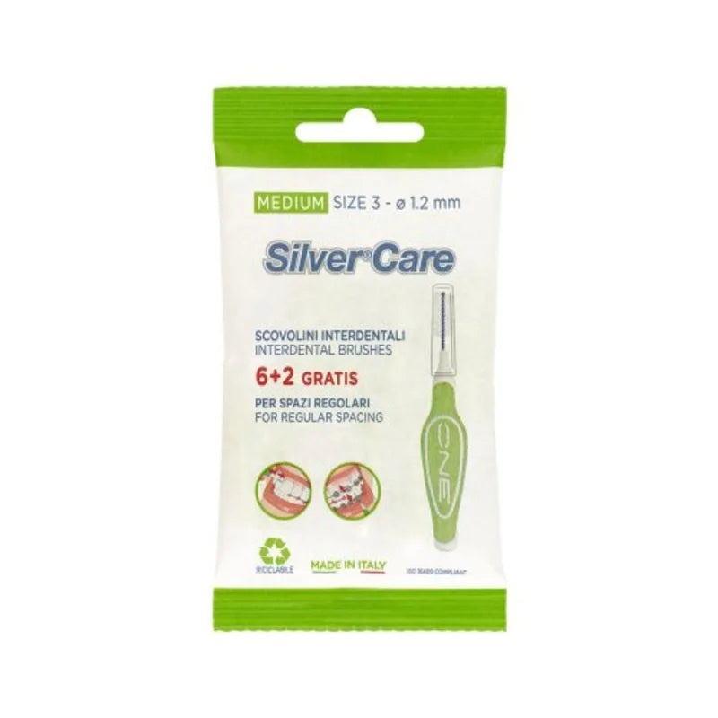 SILVER CARE INTERDENTAL SIZE 3 1.2MM 8PCS