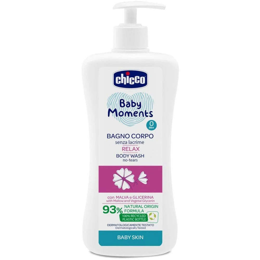 CHICCO BABY MOMENTS RELAX BODY WASH 500ML