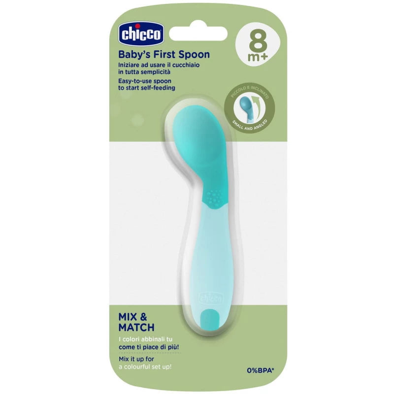 CHICCO BABY FIRST SPOON +8M
