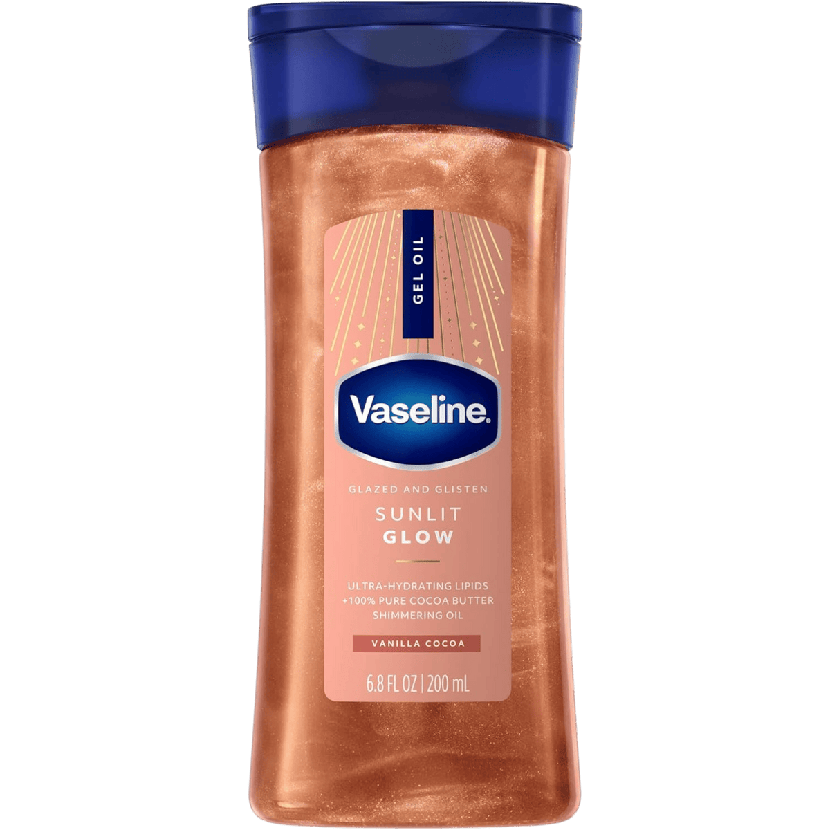 VASELINE GEL OIL GLAZED AND GLISTEN SUN 200 ML