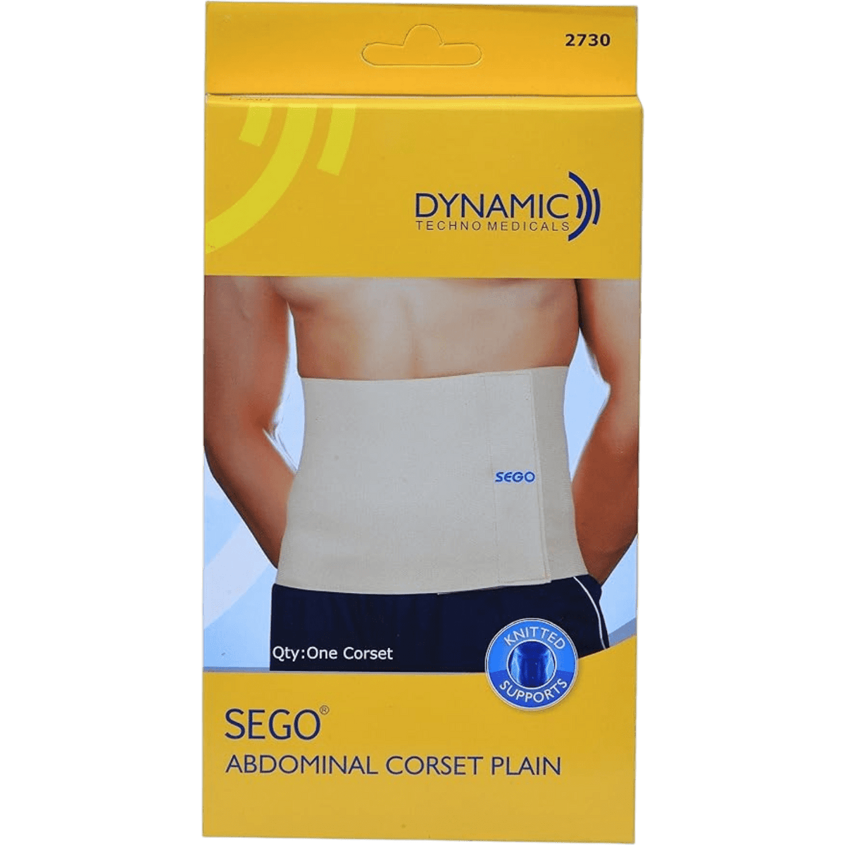 DYNAMIC SEGO ABDOMINAL CORSET PLAIN M (2730) مشد البطن