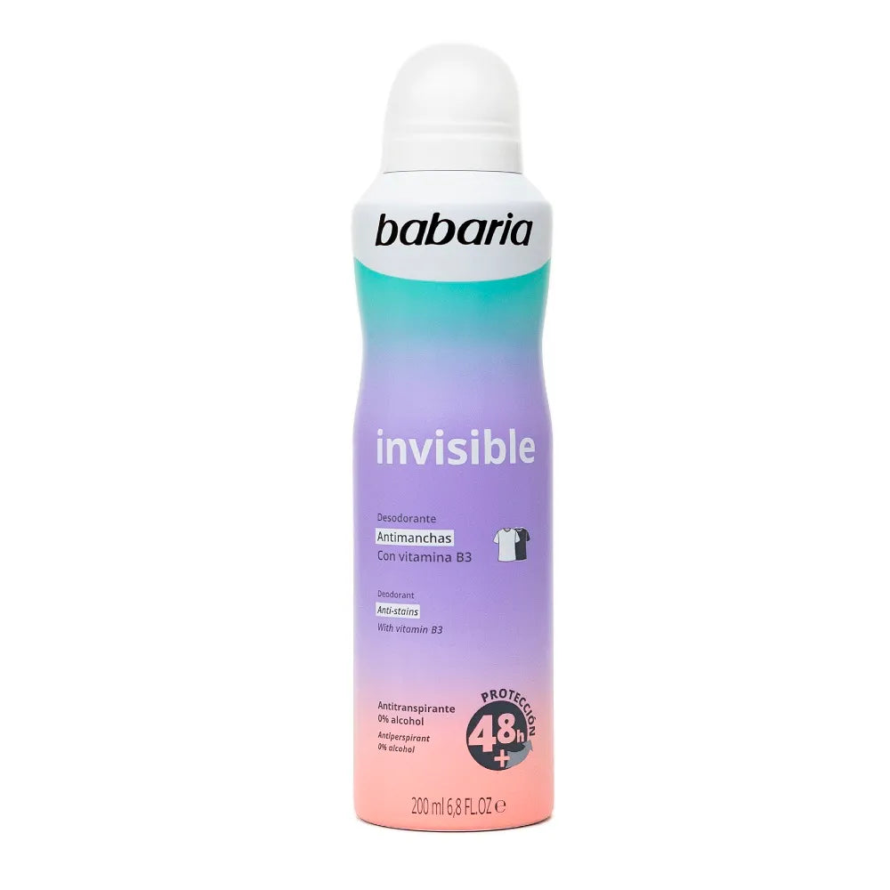 BABARIA DEO INVISIBLE 48H SPRAY 200ML