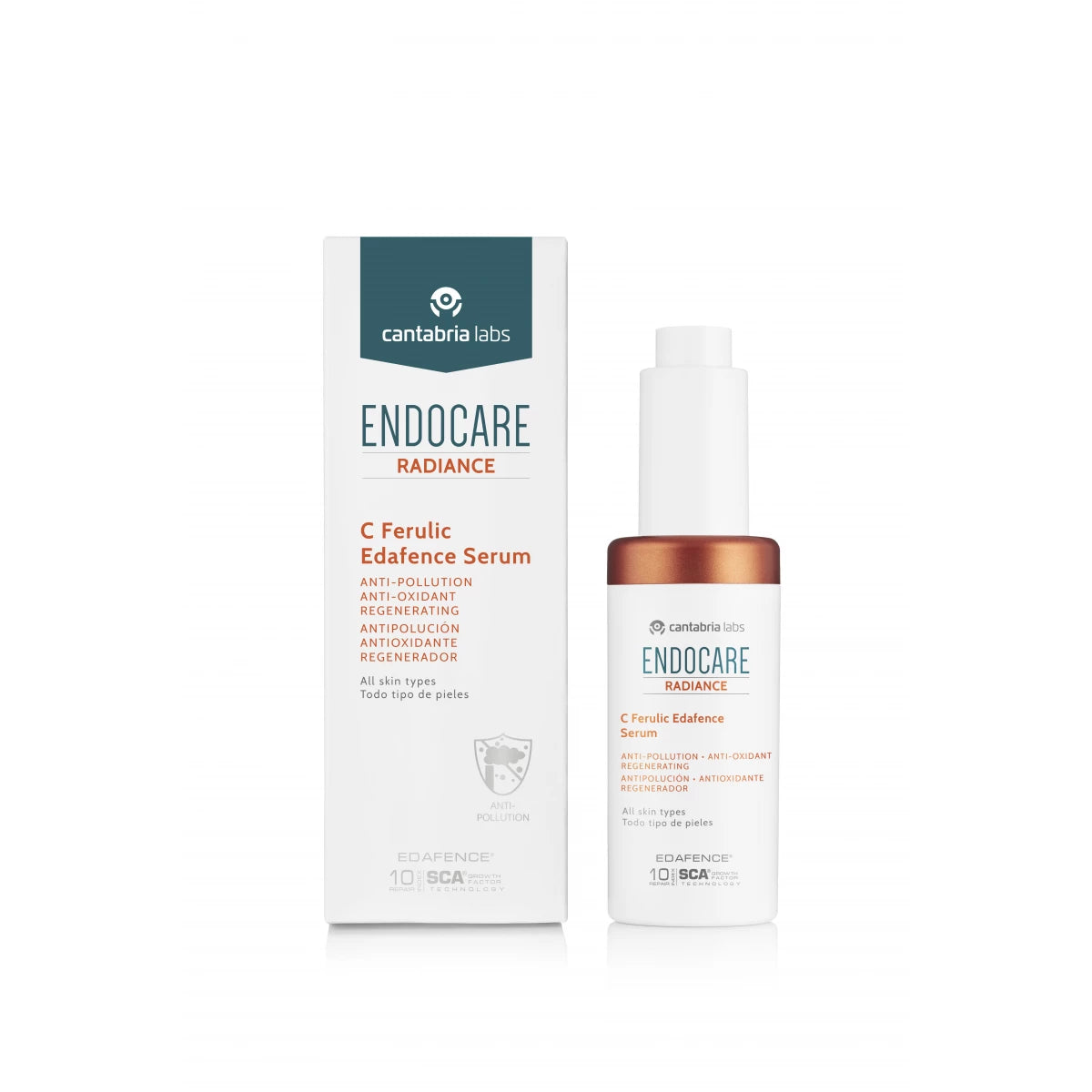 CANTABRIA LABS ENDOCARE RADIANCE C FERULIC EDAFENCE SERUM 30ML
