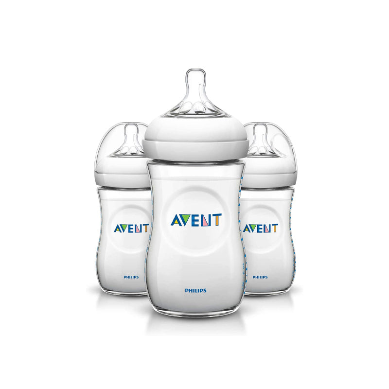 AVENT NATURAL BOTTLE 260ML 3PCS