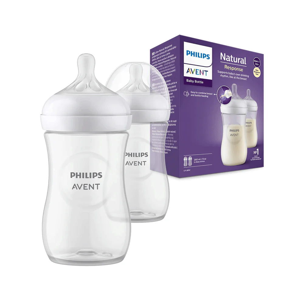 AVENT NATURAL RESPONSE BOTTLE 260ML 2PCS OFFER