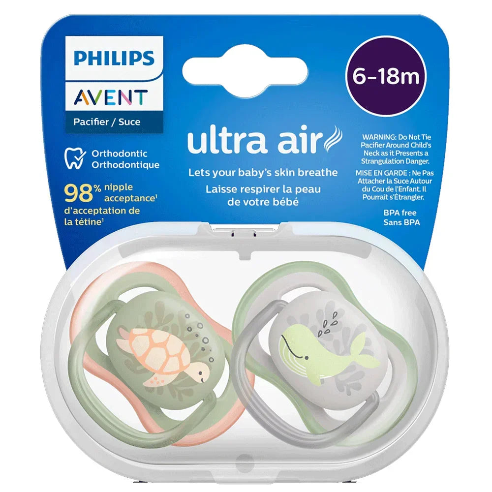 AVENT ULTRA AIR SOOTHER 6-18M 2PC BOY