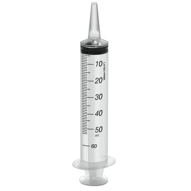 SYRINGE 50CC WITH NEEDLE