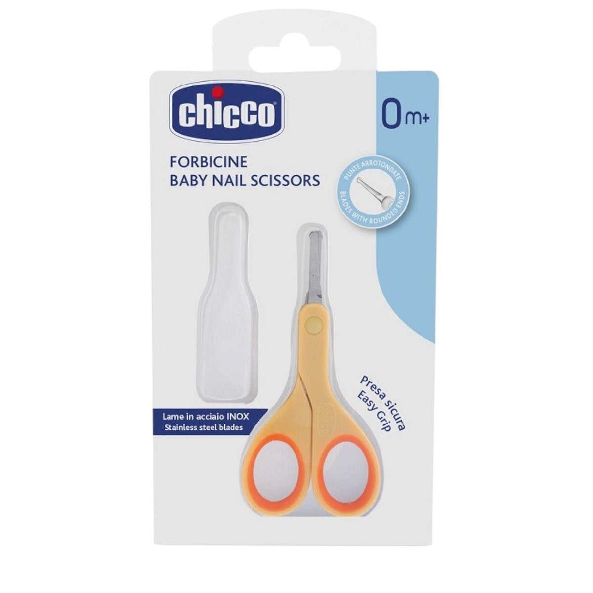 CHICCO BABY NAIL SCISSORS ORANGE 0M+