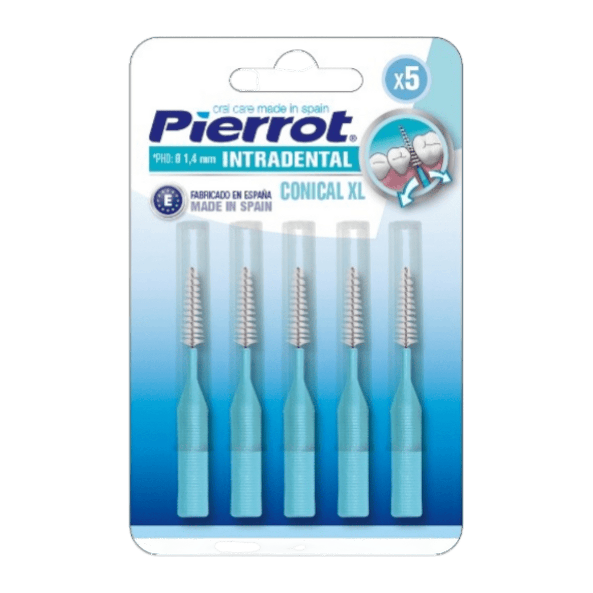 PIERROT INTRADENTAL CONICAL 1.4MM BLUE
