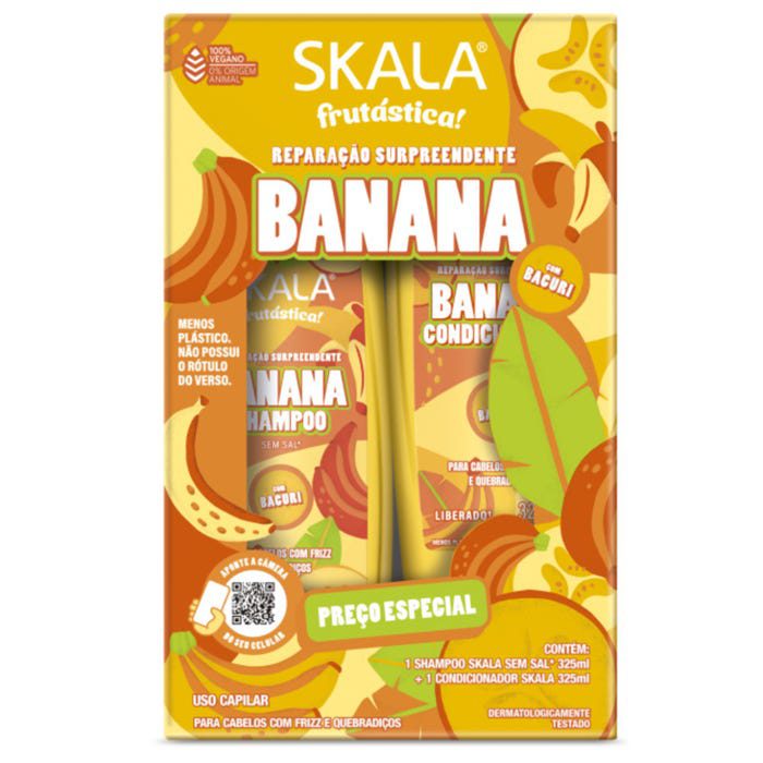 SKALA BANANA SHAMPOO+CONDITIONER SET