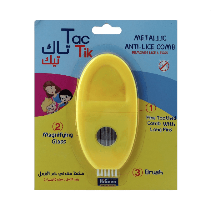 HIGEEN TAK TIK ANTI-LICE COMB ( مشط قمل معدني )