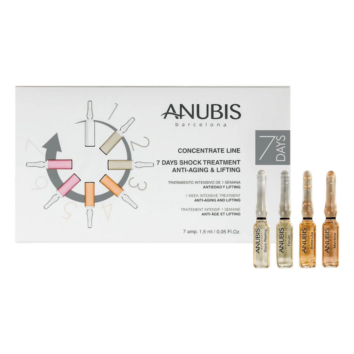 ANUBIS 7 DAYS ANTI-AGING TREATMENT 7X1.5ML