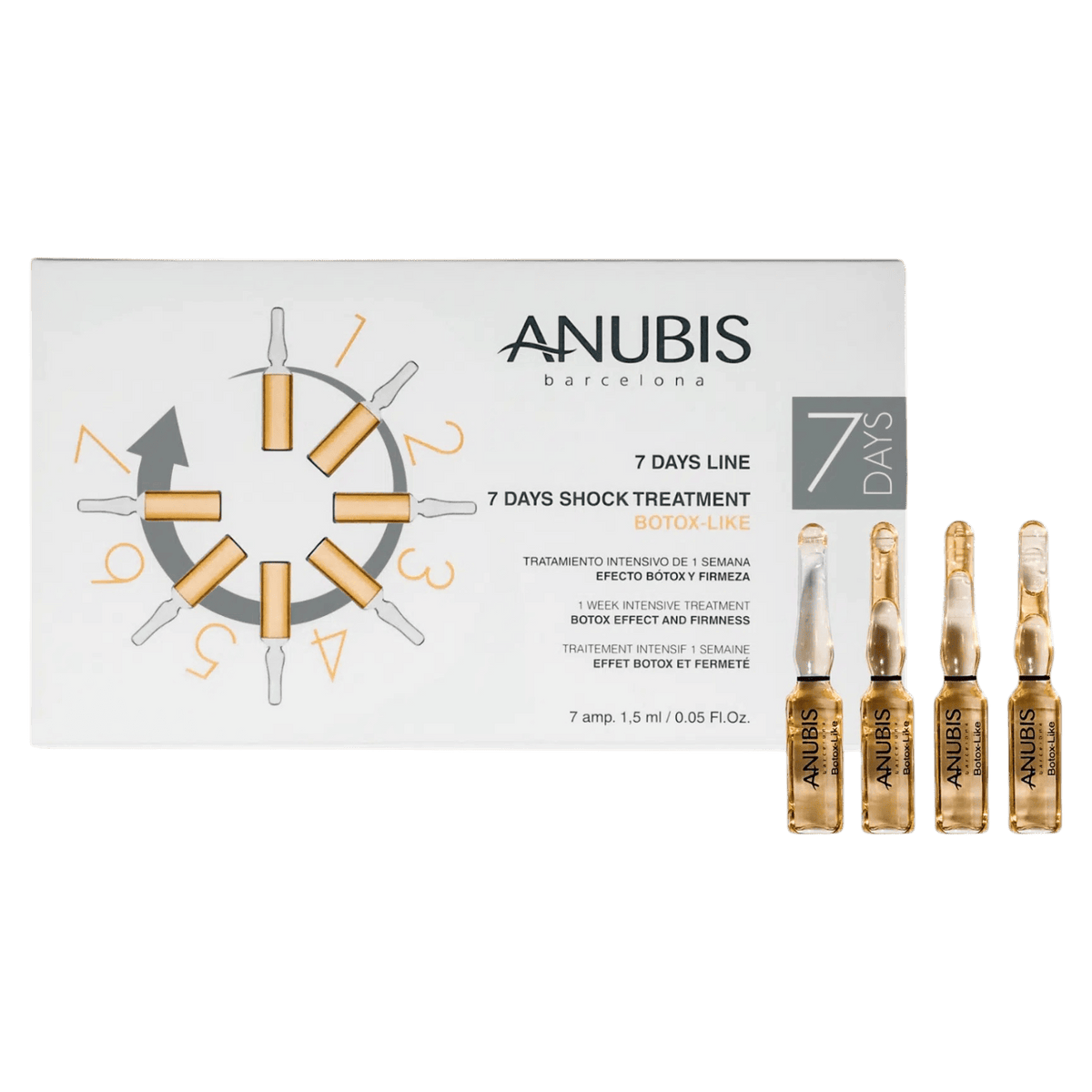 ANUBIS 7 DAYS BOTOX LIKE TREATMENT 7X1.5ML