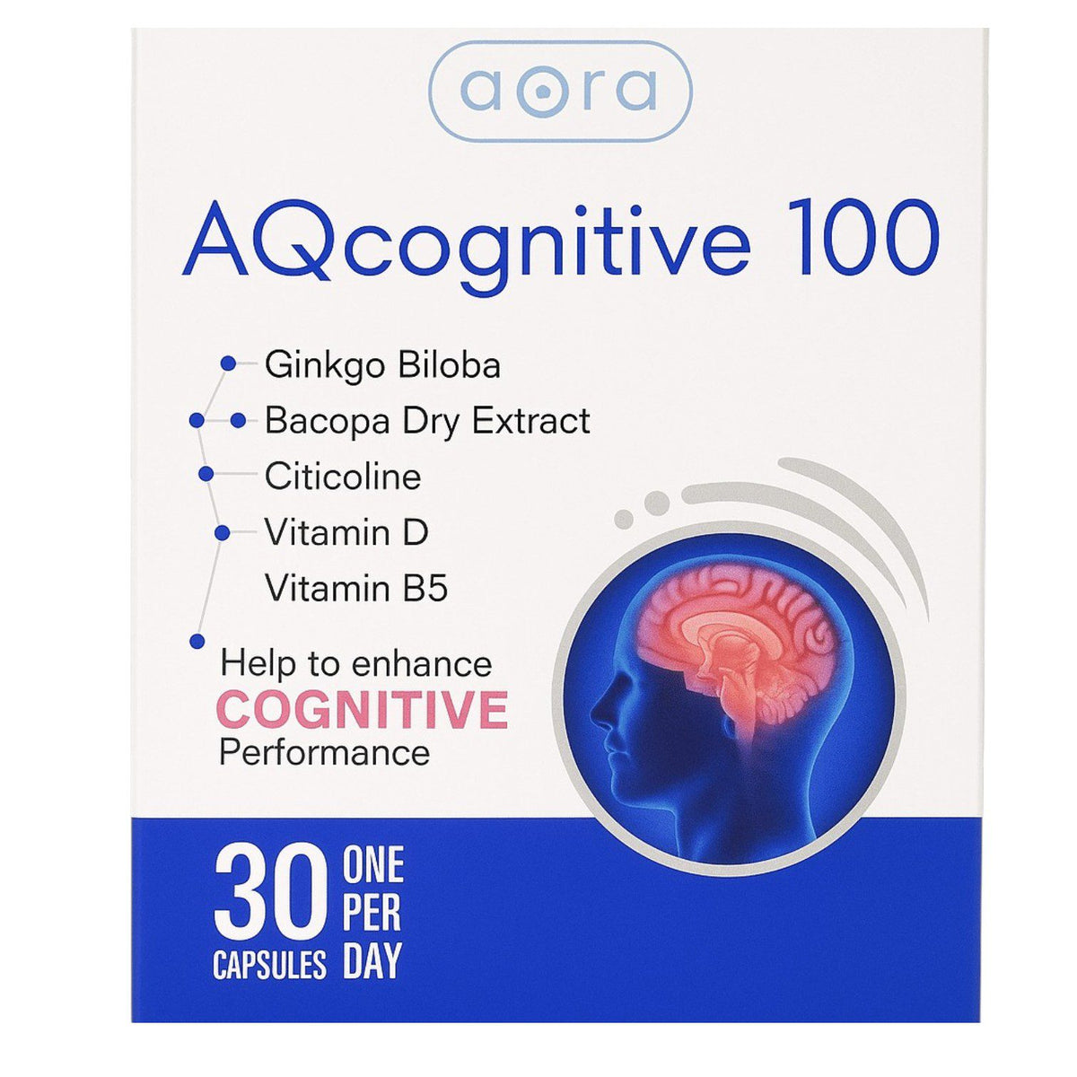 AORA AQ COGNITIVE 30CAP