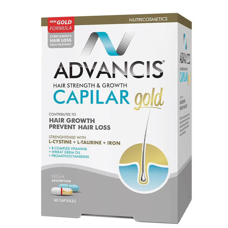 ADVANCIS CAPILAR GOLD FOR HAIR 60CAP