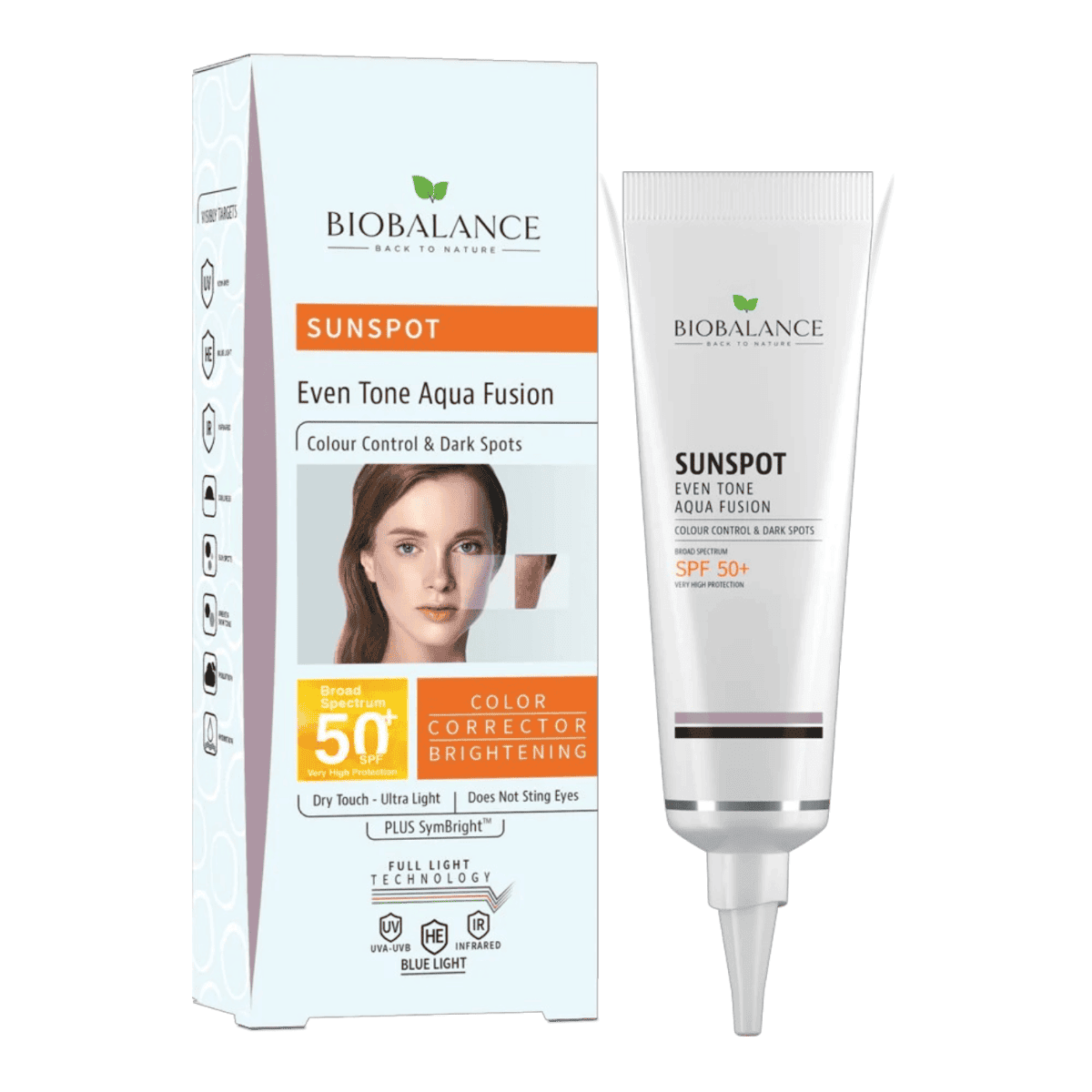 BIO BALANCE SUNSCREEN EVEN TONE AQUA FUSION SPF50+ 40ML
