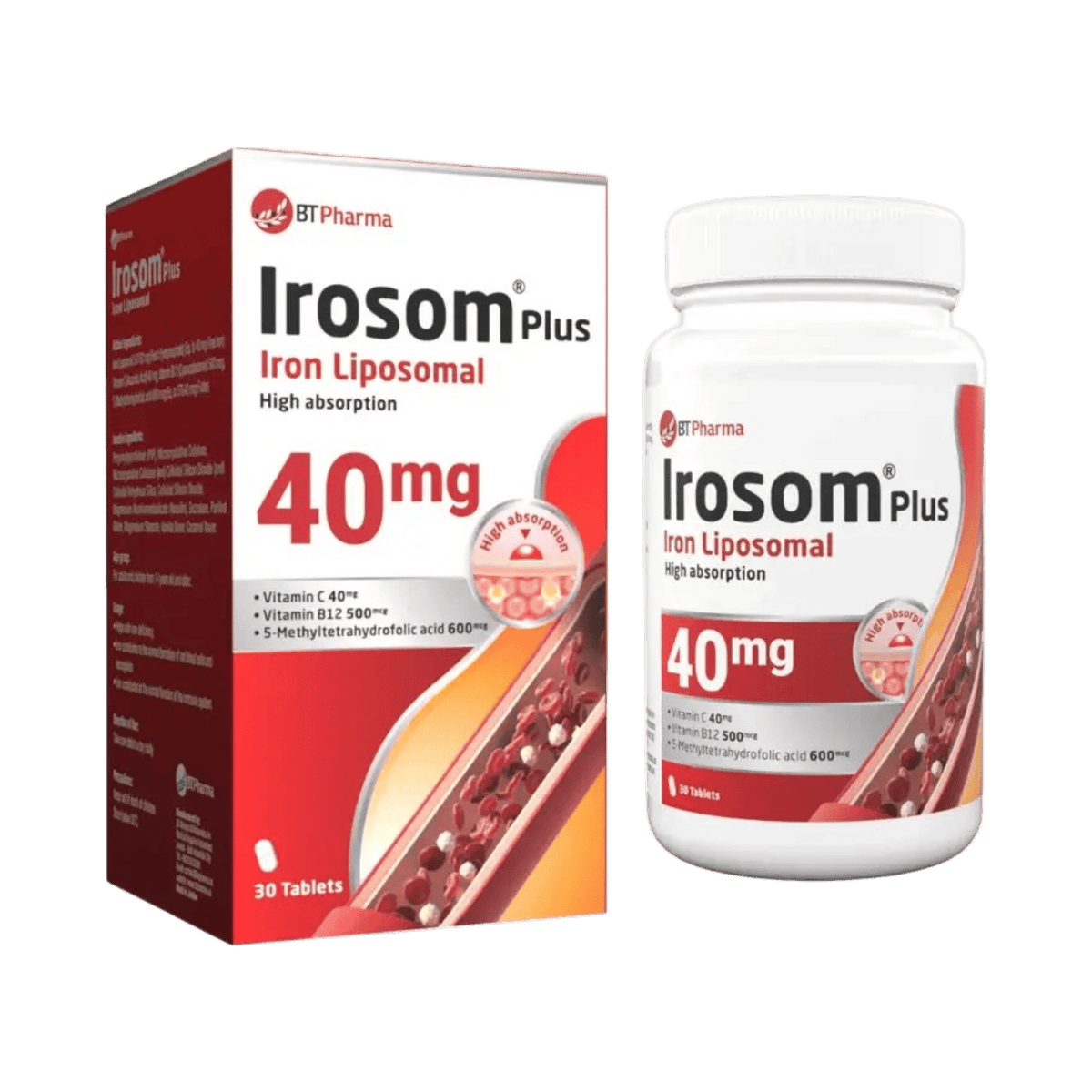 BT PHARMA IROSOM PLUS 40MG 30TAB