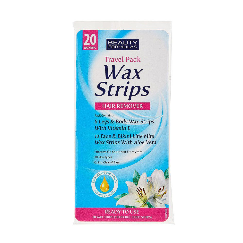 BEAUTY FORMULAS WAX STRIP BODY & BIKINI 20STRIP