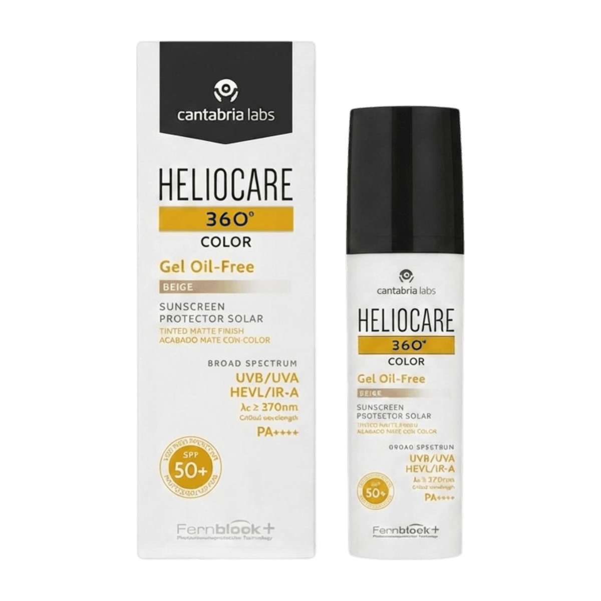 CANTABRIA LABS HELIOCARE 360 SUNSCREEN GEL OIL FREE BEIGE SPF50 50ML