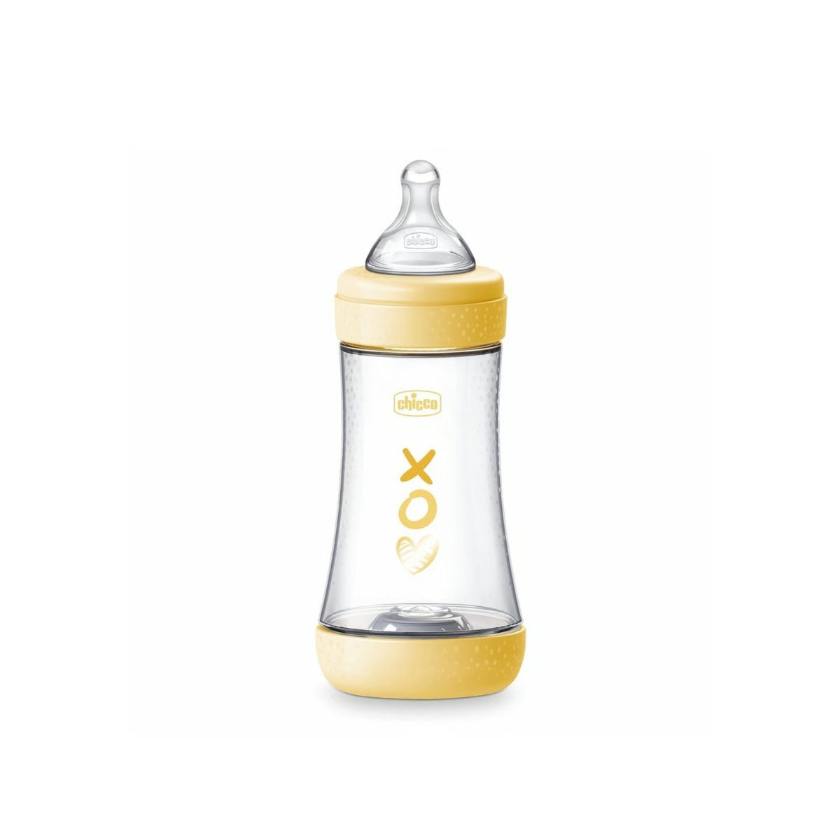CHICCO 5 PERFECT INTUI-FLOW BOTTLE 2M+ 240ML YELLOW