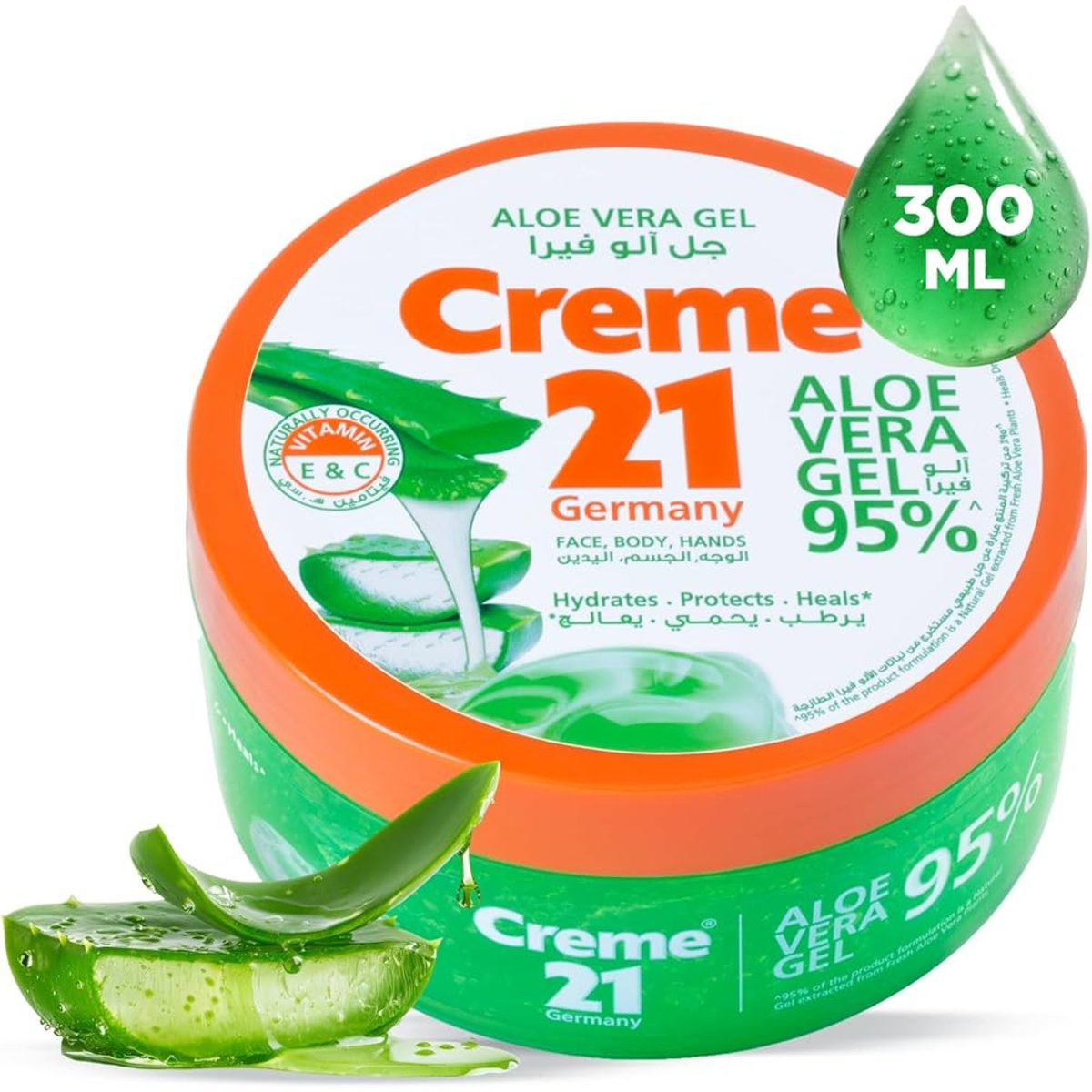 CREME 21 ALOE VERA GEL 95% 300ML