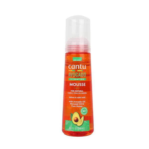 CANTU AVOCADO HYDRATING HAIR STYLING MOUSSE 248ML