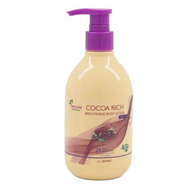 CARE LINE COCOA RICH BRIGHTENING BODY LOTION 300ML