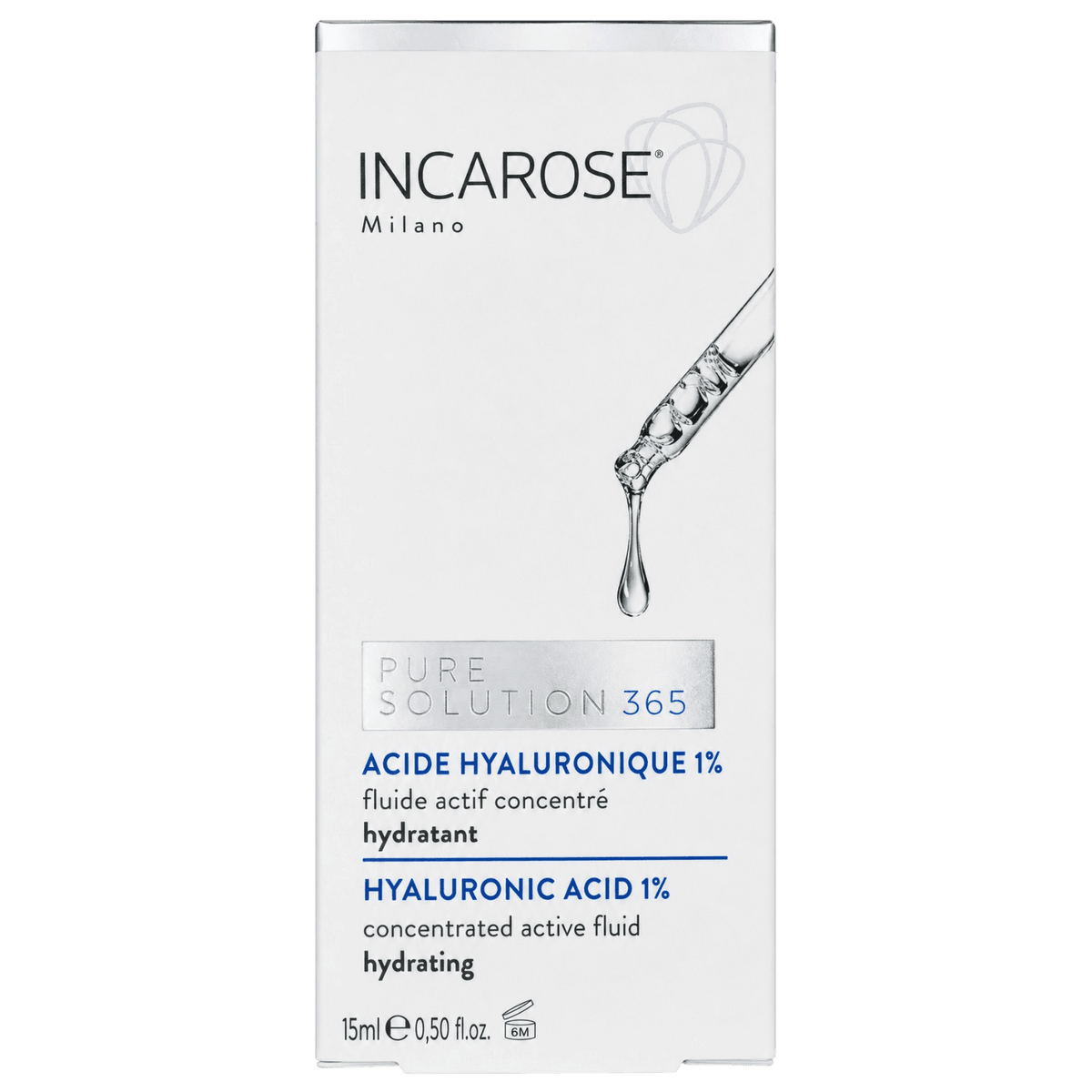 INCAROSE HYALURONIC ACID 1% HYDRATING SERUM 15ML