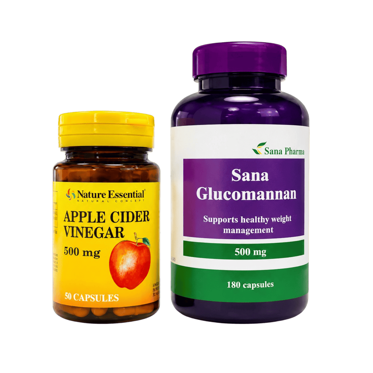 FITNESS OFFER-SANA GLUCOMANNAN + APPLE CIDER VINEGAR