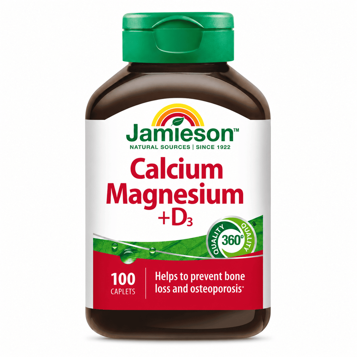 JAMIESON CALCIUM, MAGNESIUM, D3 100TAB