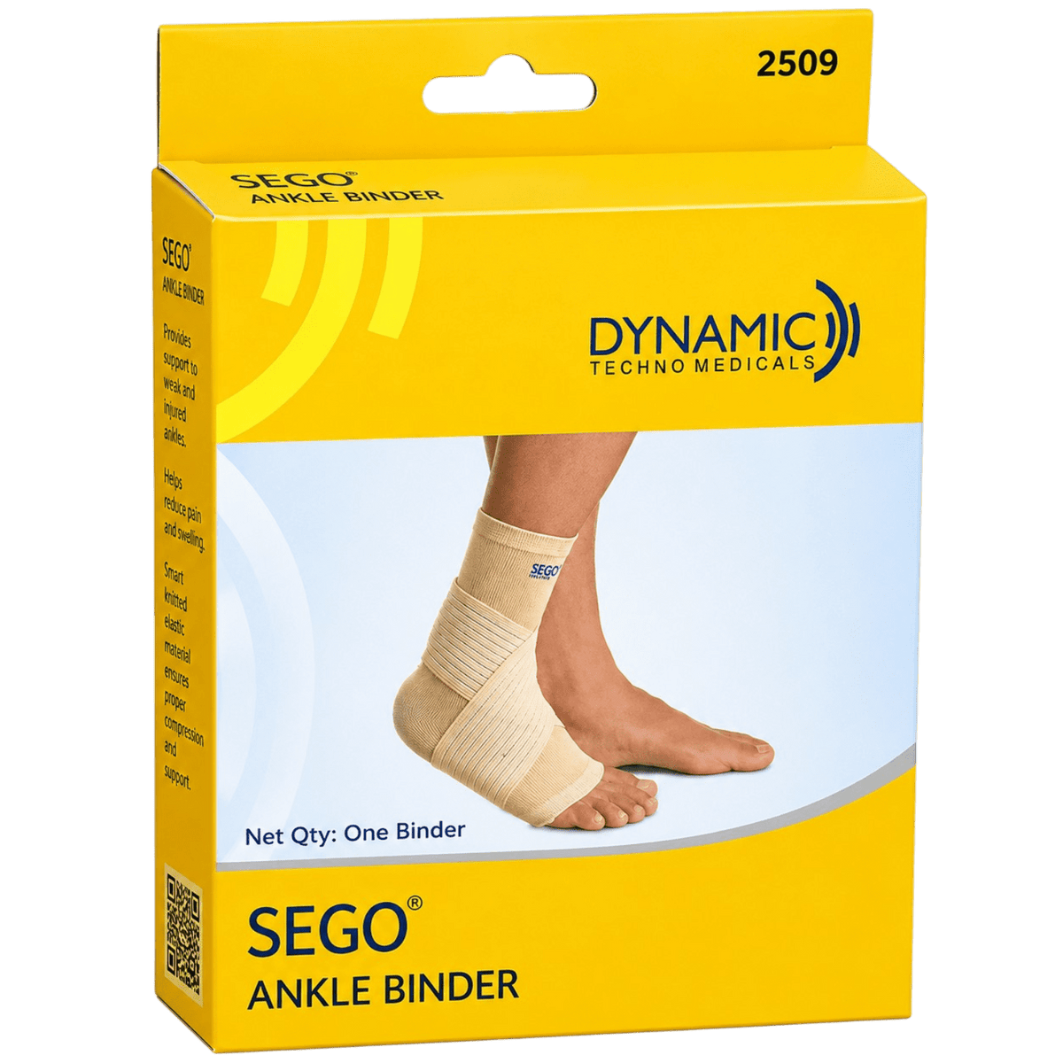 DYNAMIC SEGO ANKLE BINDER CLOSE ANKLE XL (2509) مشد دعم مغلق الكاحل