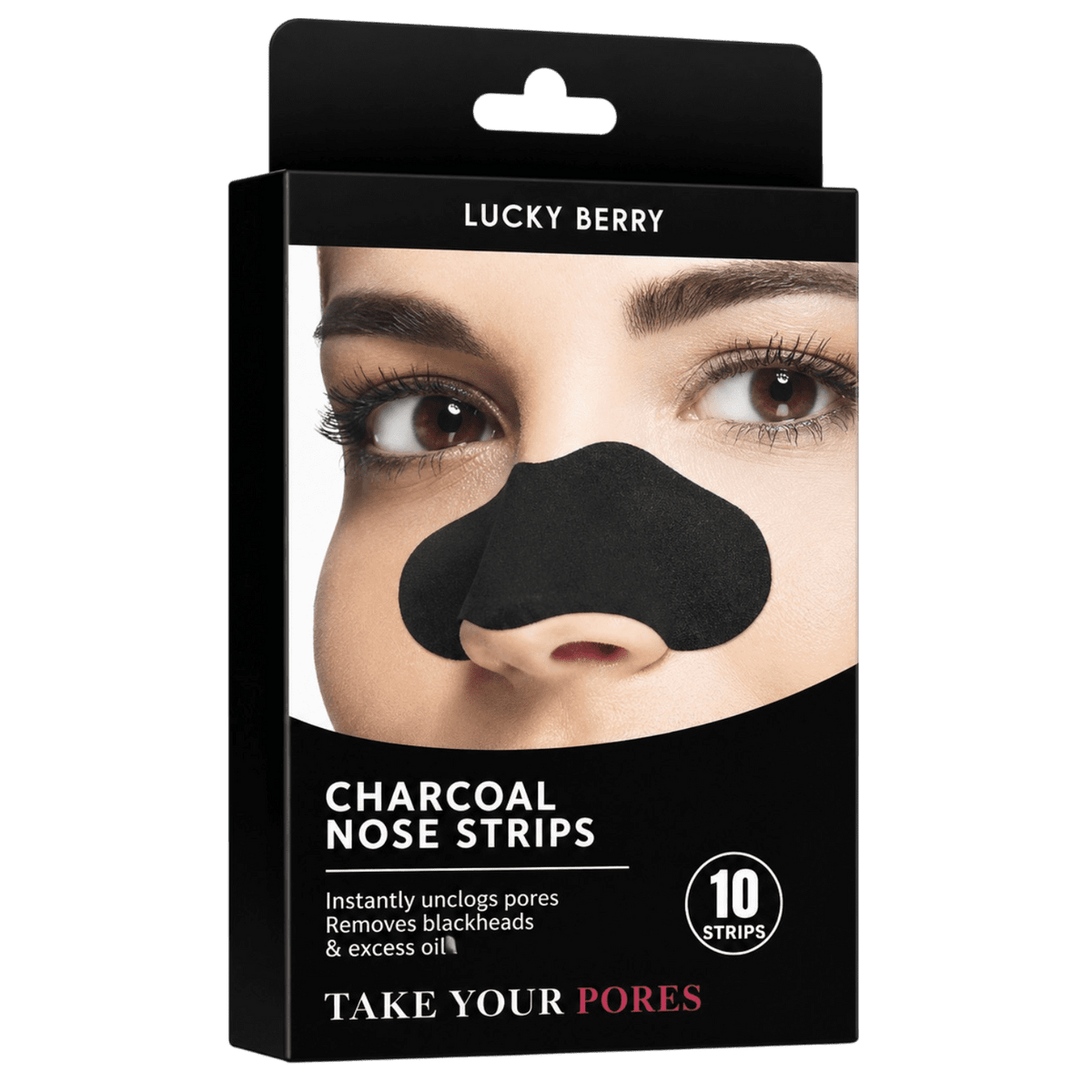LUCKY BERRY CHARCOAL NOSE STRIPS 10PCS